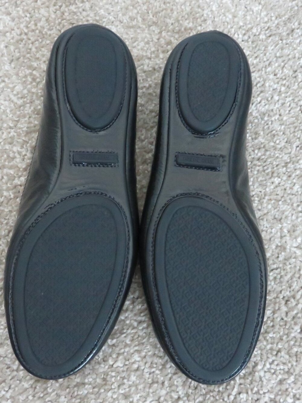 Tory Burch Navy Patent Leather Travel Ballet Flats - 7.5 M - Picture 8 of 9